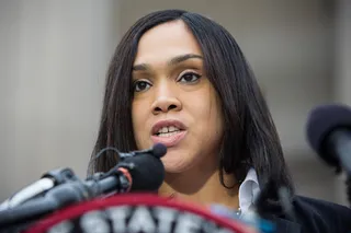 Prosecutor Dreams - Mosby knew she wanted to be a prosecutor from a young age when her 17-year-old cousin was killed on her doorstep after he was mistaken for a drug dealer. (Photo: Andrew Burton/Getty Images)