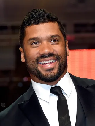 Russell Wilson on if his new flame's name starts with a 'C,' alluding to Ciara: - &quot;Who knows? I'm not a great speller.”(Photo: Ethan Miller/Getty Images for Celebrity Fight Night)