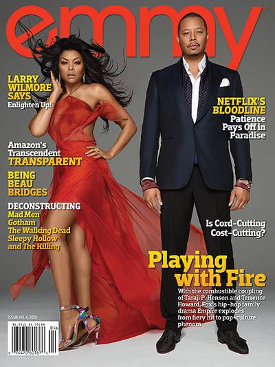 Girl on Fire - In the March issue of Emmy, Henson and Terrence Howard open up about their hot on-screen chemistry. Henson also opens up about her 2009 Oscar nod and how her late father told her it was just the beginning.  &quot;Time went on, and I'm getting older. I ain't no spring chicken. I'm thinking, 'Maybe the Oscar [nod] was it.' Then [Empire] comes along, and it blows up, and it's like, 'Okay, Daddy, this is what you were talking about.' He saw this moment right here.&quot;  (Photo: Emmy Magazine, July 2015)