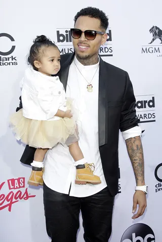 Chris Brown - Extramarital hookups is nothing new in the world of celebrities, but one of the stickiest scandals a star can find himself in is a paternity lawsuit. Today's speedy and accurate DNA tests make it nearly impossible to keep a love child private. Here's our rundown of some of the most notorious paternity suits.  After news got out that Breezy had a daughter, the pop crooner has become more of a family man in the public eye, taking his little princess&nbsp;Royalty everywhere he goes. Though he's allegedly been paying his baby's mother, Nia Guzman, a hefty amount over the years, she apparently wants more, but he's not budging. He recently put his foot down and is set to take her to court over full custody of their 1-year-old. Chris claims that she is extorting him for huge child support payments and even often refuses to let him see his daughter.(Photo: Splash News)
