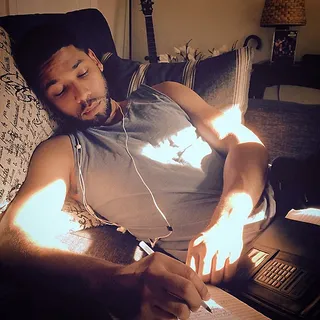 Jussie Smollet @jussiesmollet - "Write your thoughts. Write a love letter. Write an op-ed. Write a song. Write a grocery list. Just write. My brain started working again."Jussie, you can write us anything. Any time. Day or Night.&nbsp;(Photo: Jussie Smollett via Instagram)