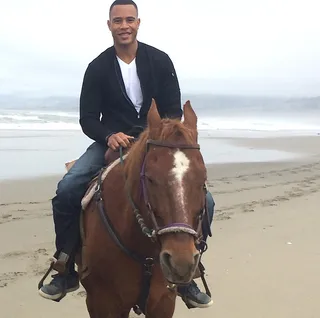 Trai Byers @traibyers - No B*girls, this is not a dream... The Empire star looks just as steamy off screen as he does on screen.(Photo: Trai Byers via Instagram)