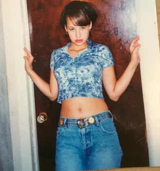 Amber Rose @amberrose - Young Amber stuntin' in the days before Instagram. We hardly recognize her without her signature buzz cut!(Photo: Amber Rose via Instagram)