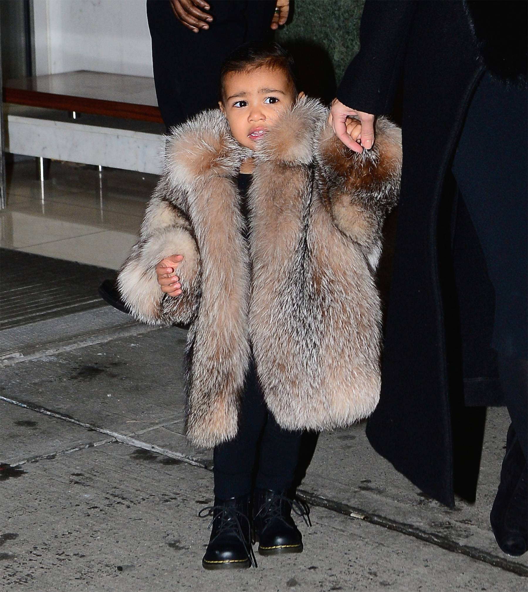 Girls Beach Day! - - Image 1 from So Cute!: North West Rocks Long Braids  During A Fabulous Beach Day With Her Mom, Kim Kardashian