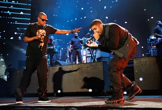 "Off That" - You've got to be a talented songwriter to even come close to working with Jay-Z. Drake and Jay-Z traded verses on the song "Off That" from The Blueprint 3. They've even performed on stage together.