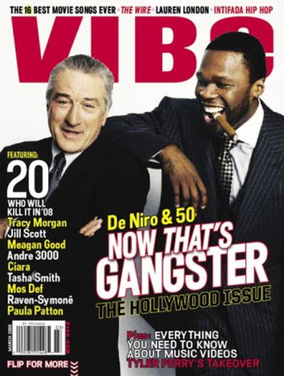 50 Cent the MC Vs. 50 Cent the Actor - 50 Cent&nbsp;may have graced the cover of Vibe magazine along with his Righteous Kill co-star, Robert DeNiro in March 2008, but as an actor, the jury was still out on 50 Cent. The MC first made his acting debut in the 2005 autobiographical&nbsp;Get Rich or Die Tryin', but he was really just playing himself. It wouldn't be until the 2011 flick&nbsp;All Things Fall Apart that&nbsp;Curtis Jackson would make Hollywood take notice of his commitment to the craft. He lost a significant amount of weight for a role atypical of a rapper-turned-actor. But in true 50 fashion, he even got into a bit of a beef with author Chinua Achebe over the title, orginally the same as Achebe's famed book, Things Fall Apart.  The Winner: 50 Cent the MC (Photo: Vibe Magazine)