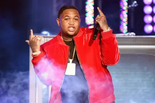 ATLANTA, GA - OCTOBER 09: DJ Mustard performs onstage at the BET Hip Hop Awards Show 2015 at the Atlanta Civic Center on October 9, 2015 in Atlanta, Georgia. (Photo: Paul R. Giunta/BET/Getty Images for BET Networks)