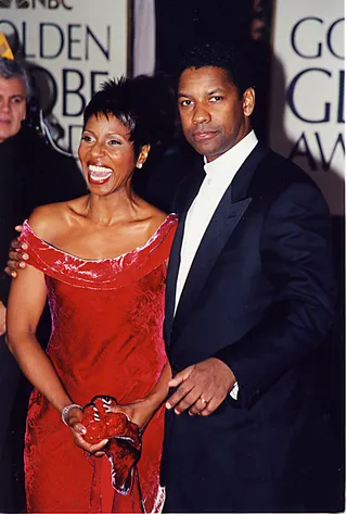 Denzel and Pauletta Washington 2000