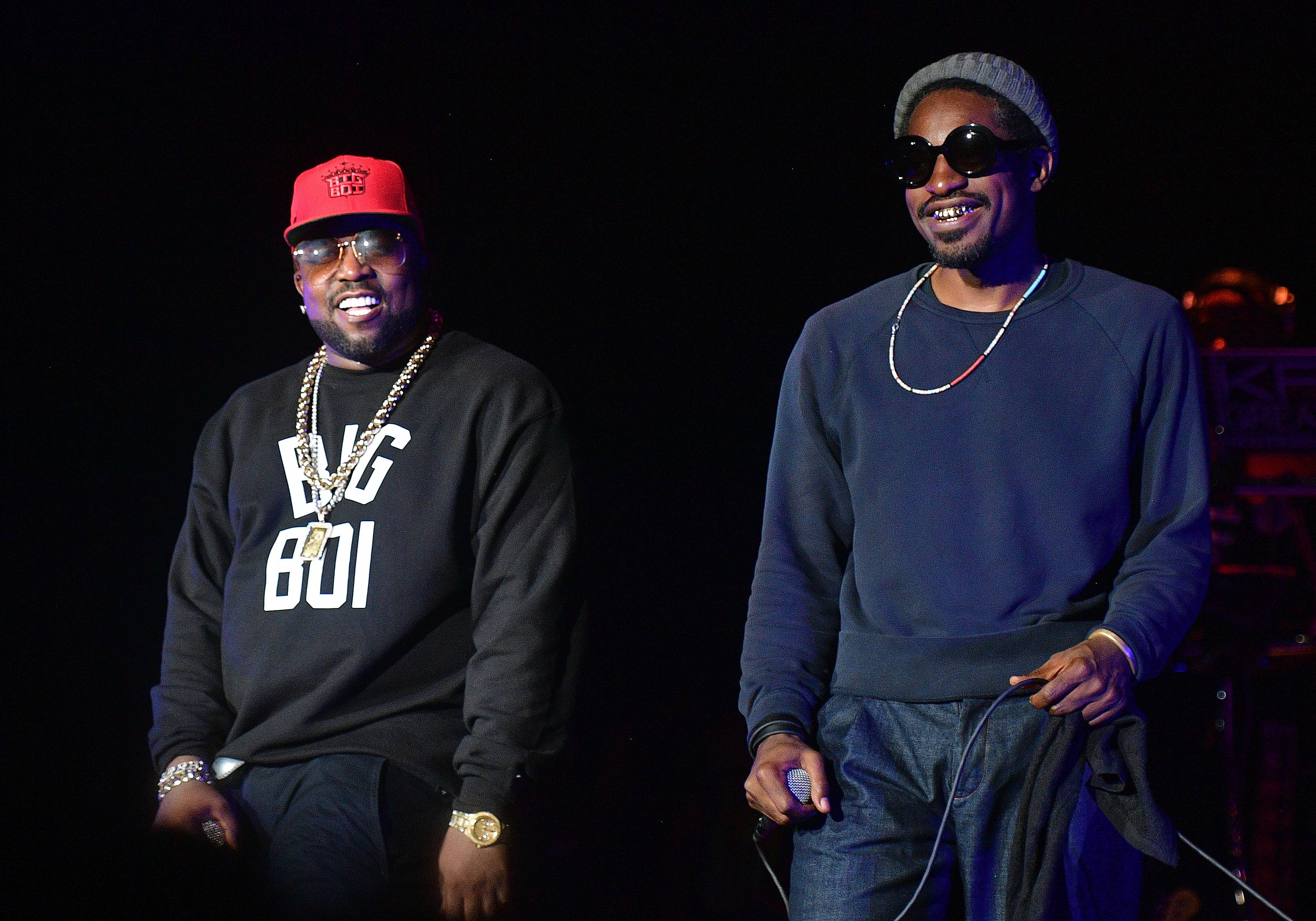 ATLANTA, GA - SEPTEMBER 10:  Big Boi and Andre 3000 of Outkast perform at One MusicFest at Lakewood Amphitheatre on September 10, 2016 in Atlanta, Georgia.  (Photo by Prince Williams/WireImage)