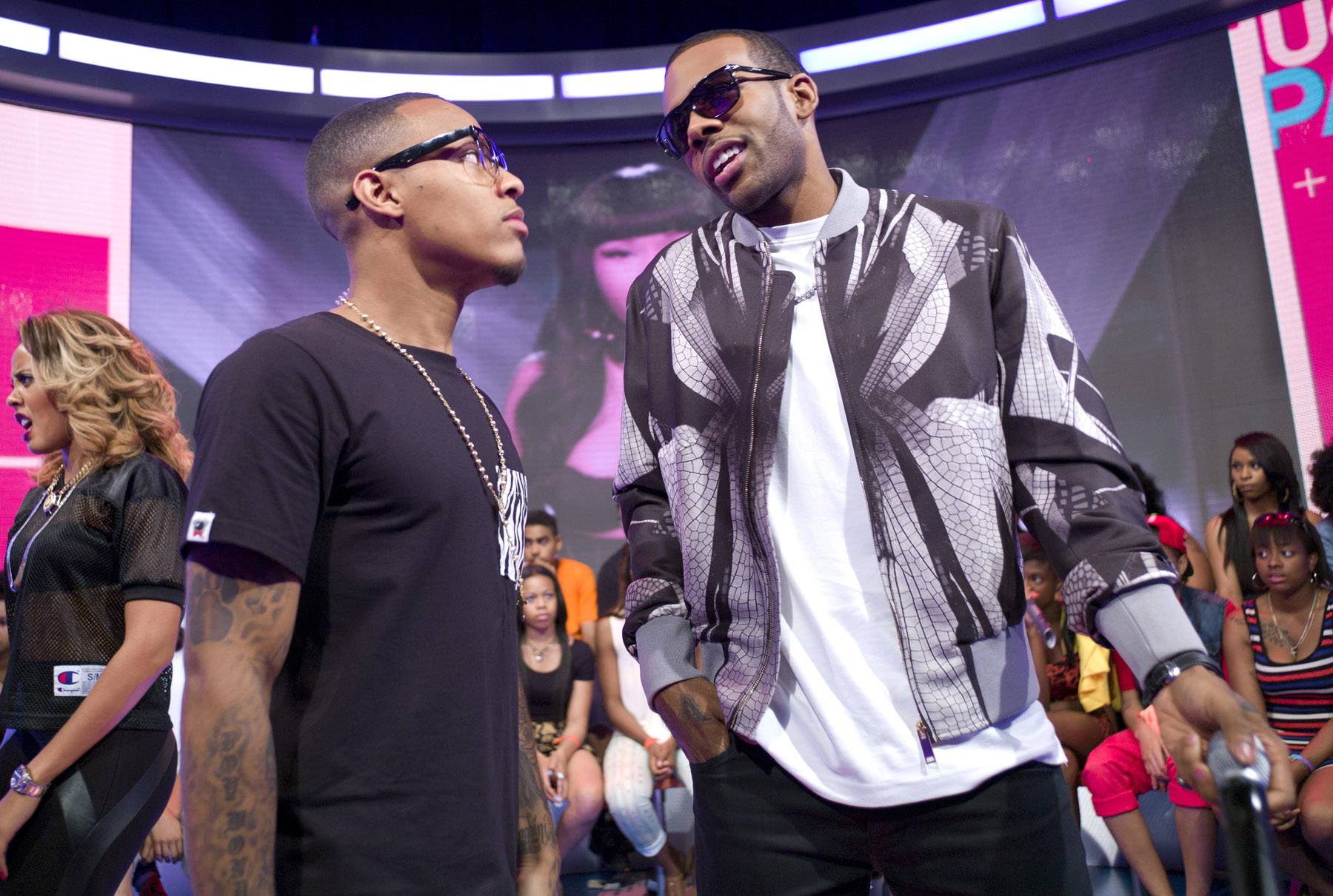 Is This a Challenge? - Bow Wow and Mario share a moment at 106 &amp; Park. We hope this is not another height contest, like the one between Bow and Kevin Hart.&nbsp;(Photo: John Ricard / BET)