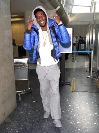 Desiigner - Desiigner&nbsp;was all smiles as he arrived at LAX Airport.&nbsp;(Photo: WENN.com)