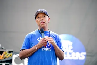 Uncle Russ - Def Jam pioneer Russell Simmons drops knowledge on the crowd.(Photo: Earl Gibson/BET/Getty Images for BET)