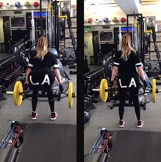 Khloe Kardashian @khloekardashian - "I love this place! I hate not being consistent in the gym. Consistency is key when it comes to my body. Thank you Mr Gym for being my therapy... Mind, Body and Soul."Khloe feels inspired at the gym. Working out regularly clears your mind, making it easier to focus on your daily tasks. (Photo: Khloe Kardashian via Instagram)