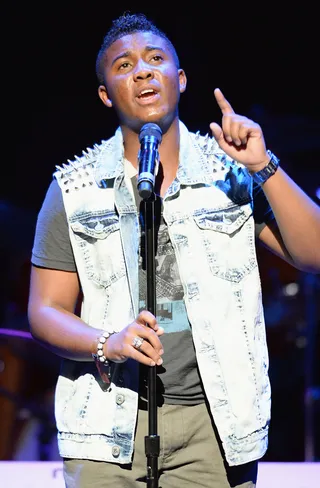 Joshua Rogers&nbsp; - Nothing could have been more appropriate than having Sunday Best winner Joshua Rogers at the Sunday Best Stage. He blessed the audiences with signature vocal runs and riffs.&nbsp;(Photo: Earl Gibson/BET/Getty Images for BET)