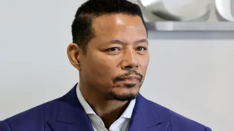 Terrence Howard announces lawsuit against CAA over "Empire" salary at The Cochran Firm on December 08, 2023 in Los Angeles, California. (Photo by Kevin Winter/Getty Images)