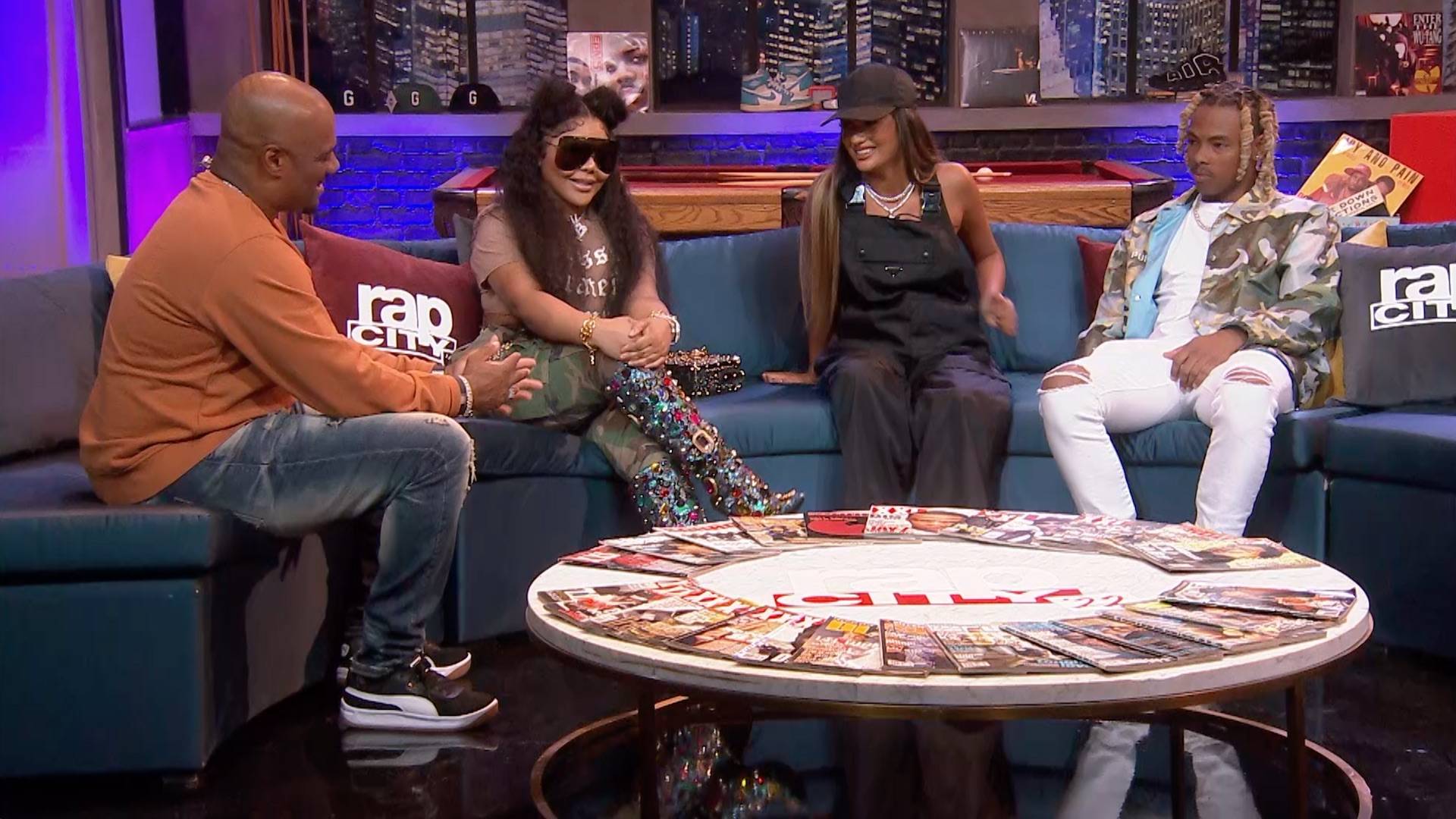 Big Tigger interviews Lil Kim, Yume and Tayy Brown on Rap City 2022.