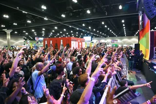 MUSIC MIX&nbsp; - Music fans came from all over for the BETX Stage Music Matters show during the 2015 BET Experience. (Photo: Jesse Grant/BET/Getty Images for BET)