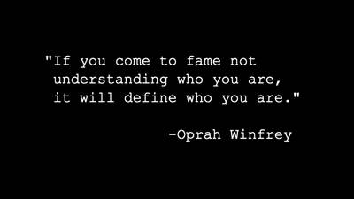 Oprah Quote  - We hope this resonates with Mary Jane, especially since she officially has paparazzi now.    (Photo: BET)