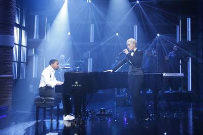 'New York Raining' – Charles Hamilton, Featuring Rita Ora - Charles Hamilton continues his comeback and just performed his duet &quot;New York Raining&quot; with Rita Ora on The Voice: UK finale last night. Featured on the Empire soundtrack, Charles even shows off his piano skills while spitting about relationships while Rita's pulsating vocals carry the bridge and the hook. &nbsp;&nbsp;(Photo: Lloyd Bishop/NBC)
