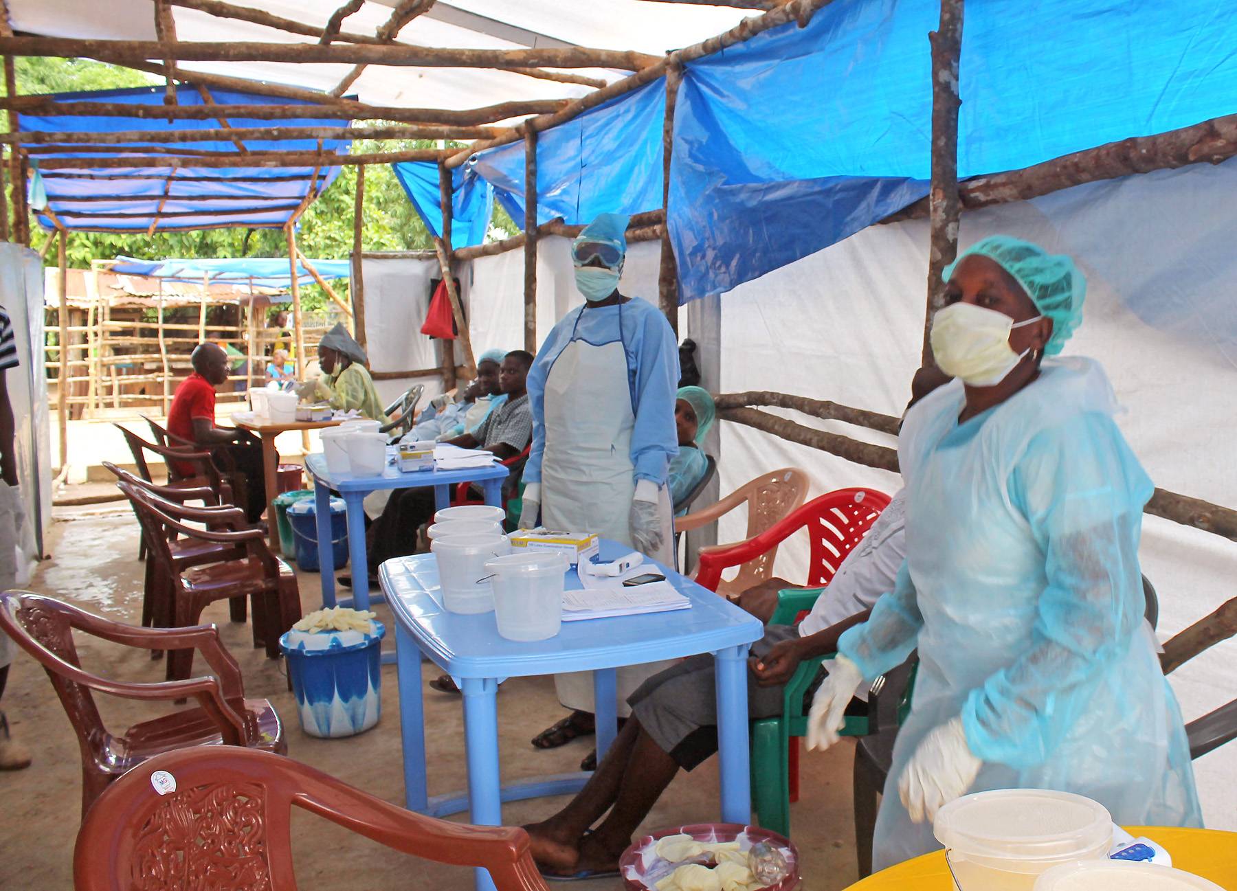 Health Experts Tracing Spreading of Ebola
