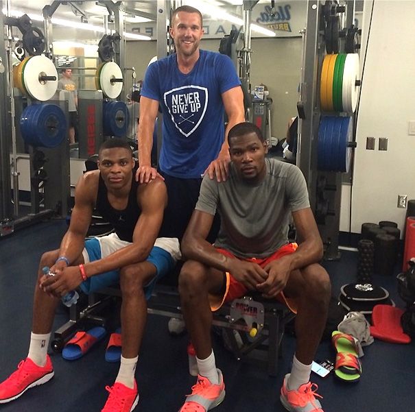 Russell Westbrook And Kevin - Image 3 From How NBA Players Train In The ...