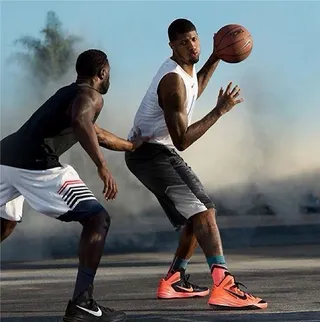 Paul George - Blacktop basketball with palm trees swaying in the background — what summers are made of for Indiana Pacers&nbsp;star Paul George. Definitely a good way to train in the summer.&nbsp;(Photo: Paul George via Instagram)