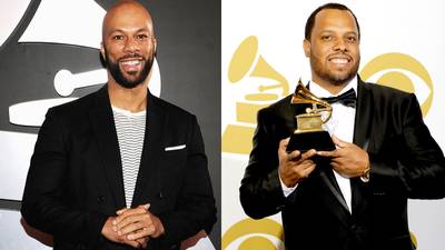 &quot;No Fear&quot; - No features on this Nobody's Smiling cut, just&nbsp;Common&nbsp;and No I.D.&nbsp;reminding you where they come from as they take listeners on a sonic and verbal journey down the streets of Chicago.(Photos from Left: Larry Busacca/Getty Images For The Recording Academy, Kevork Djansezian/Getty Images)