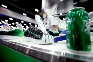 EYE CANDY&nbsp; - The fresh kicks on display at Fan Fest were a visual treat.&nbsp;(Photo: Tommaso Boddi/Getty Images for BET)