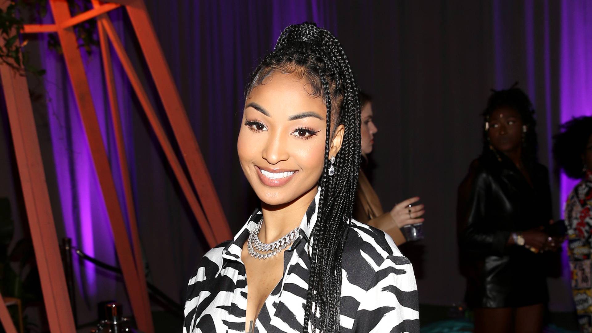 Shenseea attends StevieChella "A Taco Tuesday Experience" presented by The Marley Rose Music Festival at Rolling Greens on April 12, 2022 in Los Angeles, California. 