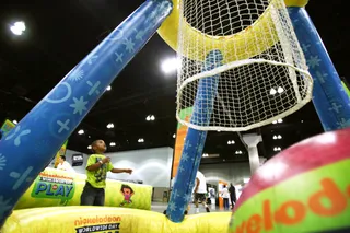 BOUNCE AROUND - The Nickeloden play area was a family favorite.&nbsp;(Photo: Tommaso Boddi/Getty Images for BET)