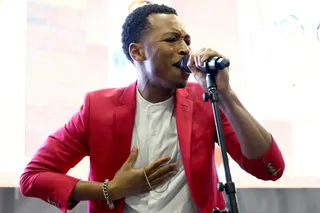 MOTOWN SOUND - Motown recording artist&nbsp;Kevin Ross gave an amazing performance during the 2015 BET Experience.&nbsp;(Photo: Tommaso Boddi/Getty Images for BET)