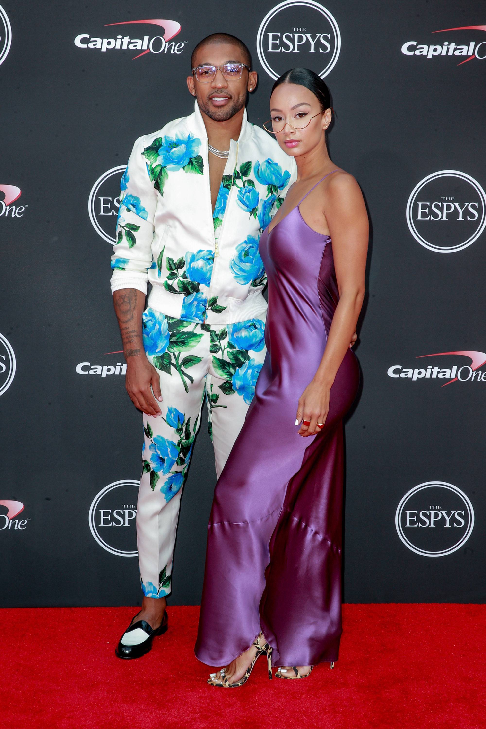 Ciara and Russell Wilson at the 2018 ESPY Awards