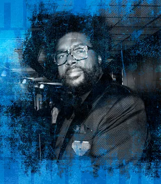 Questlove&nbsp; - The Roots drummer will provide the backbeat for the cypher, adding to a long line of classics including "Illadelph Halflife," "Things Fall Apart," and "Phrenology."&nbsp;(Photo: Maury Phillips/WireImage)