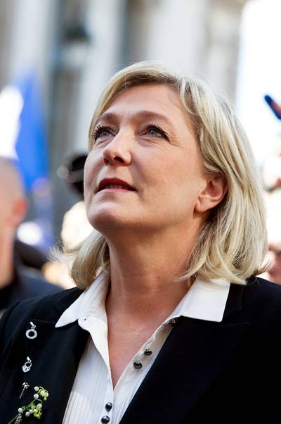 Marine Le Pen - In an inflammatory case of “like father, like daughter,” Marine Le Pen, the daughter of Jean-Marie Le Pen, was recently stripped of her European Parliament immunity and charged with racism over remarks she made comparing Muslim street praying to the Nazi occupation of France. An influential global politician, Pen is the president of the Front National, the third-largest political party in France.(Photo: Pascal Le Segretain/Getty Images)