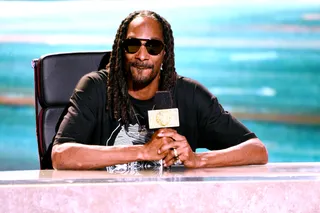 Straight From the Desk  - Meanwhile, 2015 Hip Hop Awards host, Uncle Snoop talks hip hop! Are you with it!?&nbsp; (Photo: Paul R. Giunta/BET/Getty Images for BET Networks)