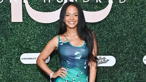 Get Into It!: Christina Milian Proudly Shows Off Her Toned Legs In A $78  Denim Romper, News