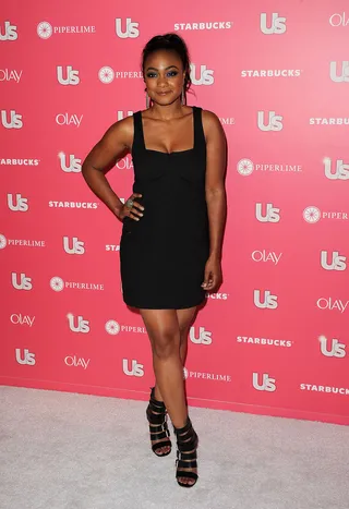 Tatyana Ali - The Love That Girl actress worked her simple black dress with multistrapped sandals. Cute!(Photo: Jason Merritt/Getty Images)