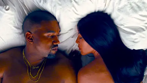 KANYE WEST FT. RIHANNA - FAMOUS&nbsp;&nbsp;&nbsp;&nbsp;&nbsp;&nbsp;&nbsp;&nbsp; - Cover your eyes, kids, this is not your normal hip-hop video. Instead, this is art at its finest and most creative! Kanye West shows just how raw he can get by having nude wax figures made of a few very famous individuals, including him and his wifey Kim.(Photo: GOOD Music, Def Jam Recordings)&nbsp;&nbsp;&nbsp;&nbsp;&nbsp;&nbsp;