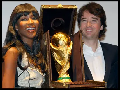 Naomi Campbell Unveils Louis Vuitton World Cup Trophy Case