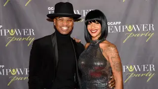 Ne-yo and Crystal Renay attend "GCAPP Empower Party to Benefit Georgia's Youth" at The Fox Theatre on November 14, 2019 in Atlanta, Georgia.