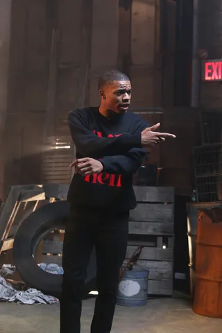 Based God  - Vince Staples goes bar for bar straight from the dome, no pressure! (Photo: Bennett Raglin/BET/Getty Images for BET)&nbsp;