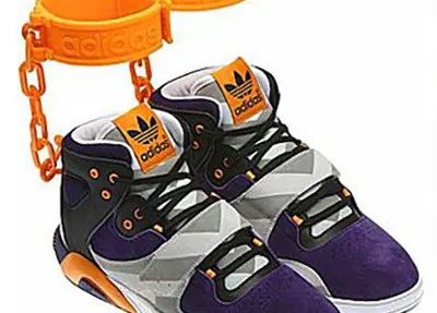 Adidas - When the sneaker company released a pair of Roundhouse Mid Handcuffs by designer Jeremy Scott in 2012, we couldn't get past the fact that they were selling shoes with shackles. The company insisted it was not a nod towards slavery, but we just want to know how this didn't raise any alarms as it went along the assembly line. (Photo: ADIDAS Originals via Facebook)
