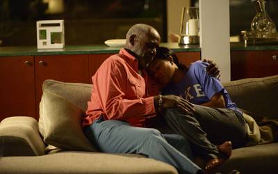 'Sweetness and Delights' - Mary Jane is never too old to be a daddy's girl. New Found Land's &quot;Sweetness and Delights&quot; was the perfect complement to this moment in the episode.   (Photo: BET)
