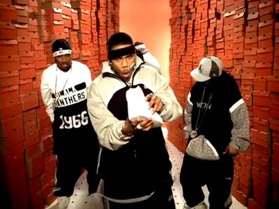 'Air Force Ones' feat. Kyjuan, Ali and Murphy Lee - Causing a top five hit for Nelly and somewhat of a craze at sneakers stores, &quot;Air Forces Ones&quot; is a classic among all the rest of Nelly's hits.   (Photo: Universal Motown Records)