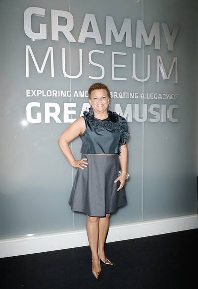 The Grammy Museum VIP Reception - Marking the inaugural year of the BET Experience, Chairman and CEO of BET Networks Debra Lee helped kicked off the festivities with a VIP Grammy exhibit opening reception at the Grammy Museum. The occasion also celebrated the BET Awards with a special wardrobe display from past Lifetime Achievement winners like Chaka Khan and the late Whitney Houston.(Photo: Earl Gibson/BET/Getty Images for BET)