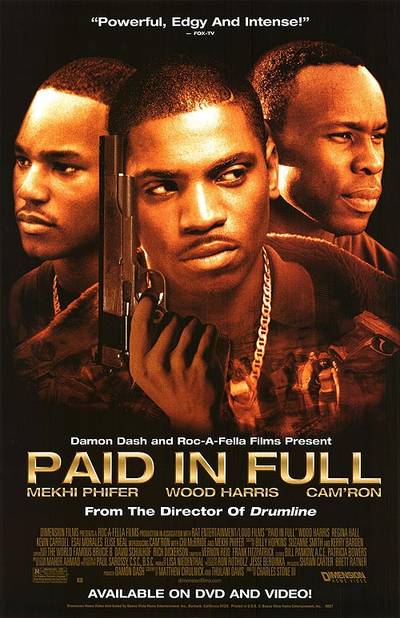 Paid in Full, Saturday at 8P/7C - Mekhi Phifer and Wood Harris want to build an empire. Take a look at other films that showcase gangster empires in the making.   (Photo: Dimension Films)