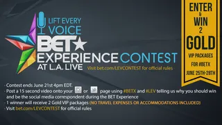 The BET Experience Contest  - Check out the rules&nbsp;HERE! (Photo: BET)