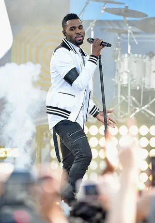 Wake Up! - Jason Derulo performs on ABC's Good Morning America during their summer concert series at Rumsey Playfield in New York City's Central Park.(Photo: Mike Coppola/Getty Images)