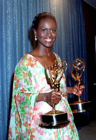 Cicely Tyson - Tyson nabbed two Primetime Emmys for her work in a pair of TV movies. She took Best Leading Actress in a Miniseries or Movie for The Autobiography of Miss Jane Pittman and a Best Supporting Actress award in the same category for The Oldest Living Confederate Widow Tells All.&nbsp; (Photo:&nbsp;Michael Ochs Archives/Getty Images)