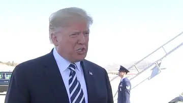 President Trump said if they arrive they will be met by U.S. Border Patrol.